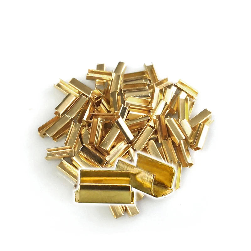 Description Picture 2 of item100 Piece Crimping Button Lug Copper Crimp Terminals Cold-Pressed Connector Cable Electric Sertir Wire Terminal Crimp Connector