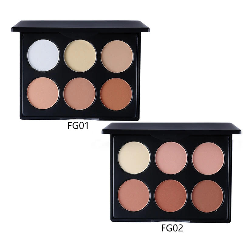 Description Picture 2 of itemFace Highlighter Powder Palette Corrector Concealer Power Palette Contouring Highlighter Bronzer Makeup Powder
