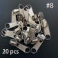 No.8 Sliver 20pcs