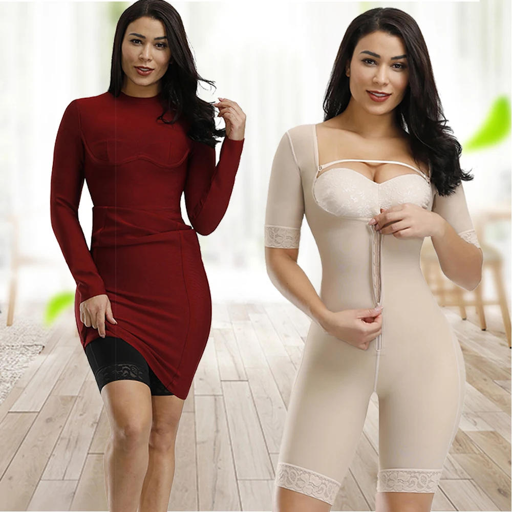 Description Picture 5 of itemWomen Bodyshaper Knee High Compression Girdle for Daily or Postpartum Use Slimming Sheath Flat Belly Plus Size S-6XL