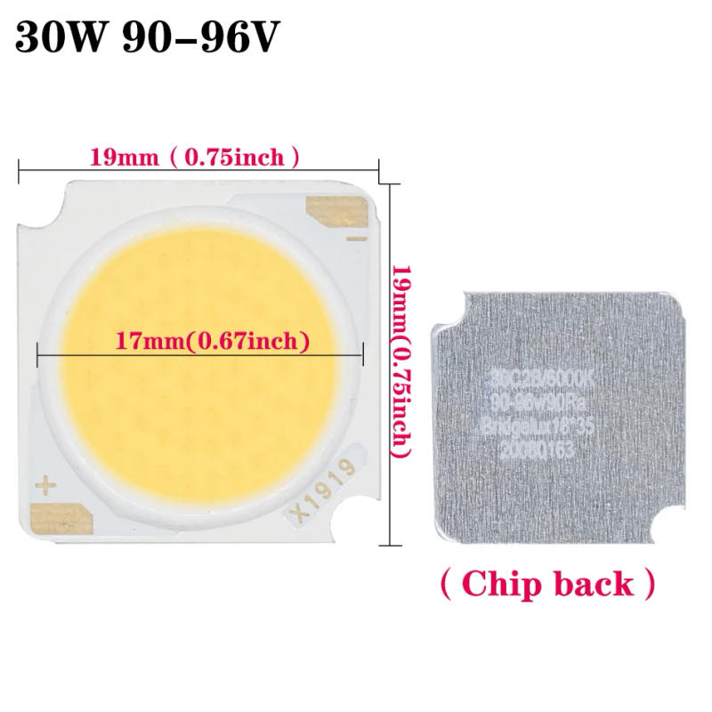 Description Picture 3 of item1pcs 12W 15W 18W 20W 24W 30W 36W LED COB Bridgelux high voltage chip 36-110V For Wall lamp crystal lamp Bulb Light Cold white
