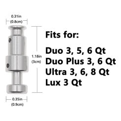 Y98B 8 Pcs Universal Replacement Float Valve Seal for Power Pressure Cooker, Durable Pressure Cooker Replacement Accessories