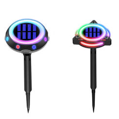 BEIAIDI Waterproof Solar Led Ground Light RGB Outdoor Solar Garden Disk Lamp In-Ground Lawn Landscape Patio Lighting Fixture
