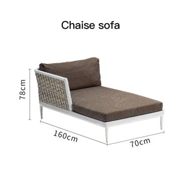 Minimalist Garden Furniture Modern Sofa Couch For 3 People Single Sofa Small Coffee Table Luxury Patio Camping Lounge Chairs