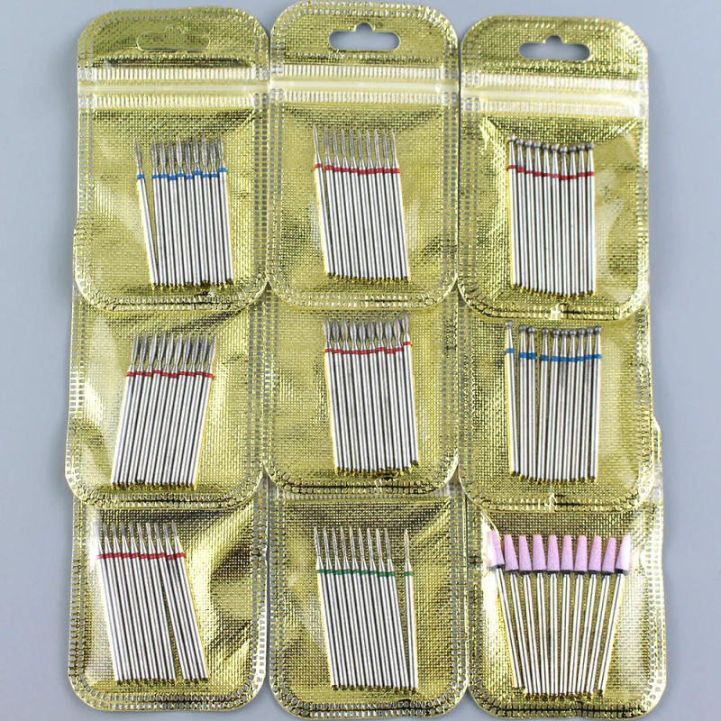 Description Picture 6 of item10pc Milling Cutter Set Diamond Stone Electric Manicure Drills Nail Drill Cuticle Clean Bits Burr Accessories Nail Art Equipment