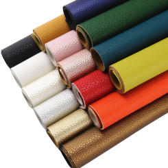 Black White Red Litchi Synthetic Faux PU Leather Fabric For Bows Handbags Sewing Craft DIY 1pieces H0402