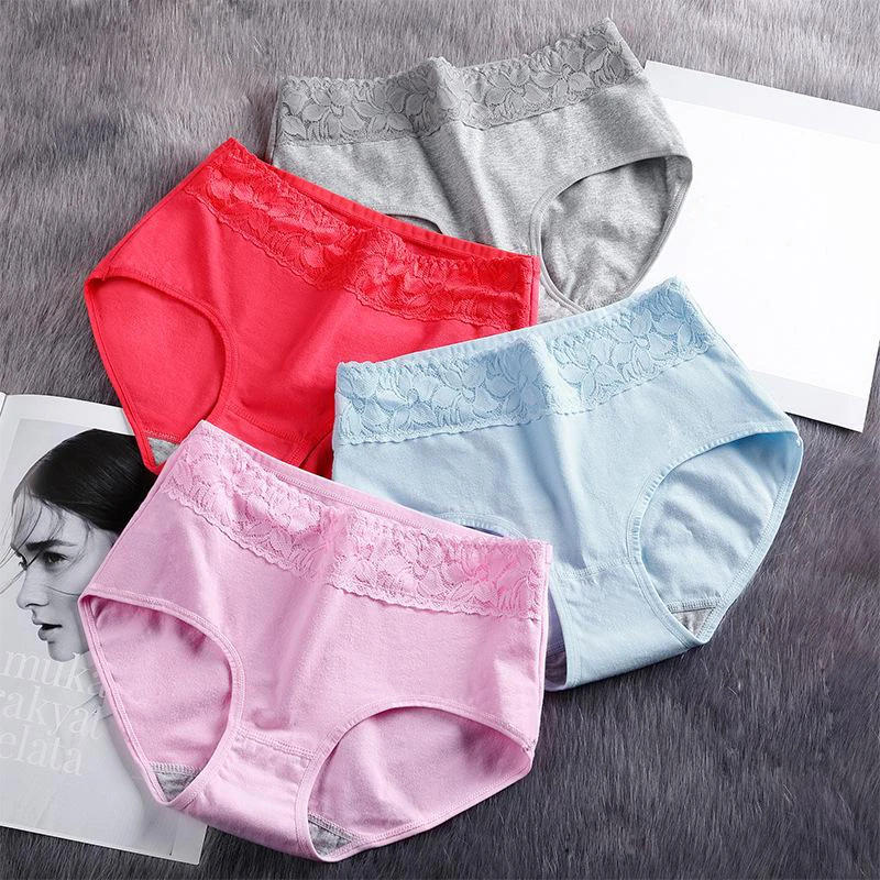 Description Picture 5 of itemFemale Physiological Pants Leak Proof Menstrual Women Underwear Period Panties Cotton Health Seamless Briefs In the waist Warm