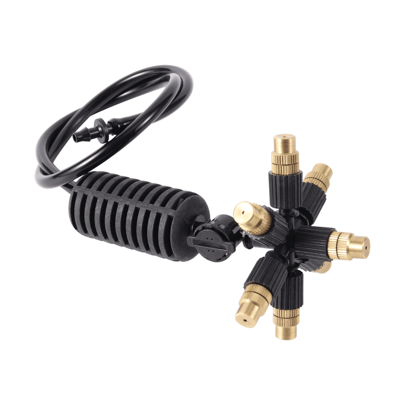 Description Picture 5 of itemGarden Greenhouse Atomization Irrigation System 4/5/6/7 Way Adjustable Brass Sprayer Kit Park Botanical garden Landscaping Tool