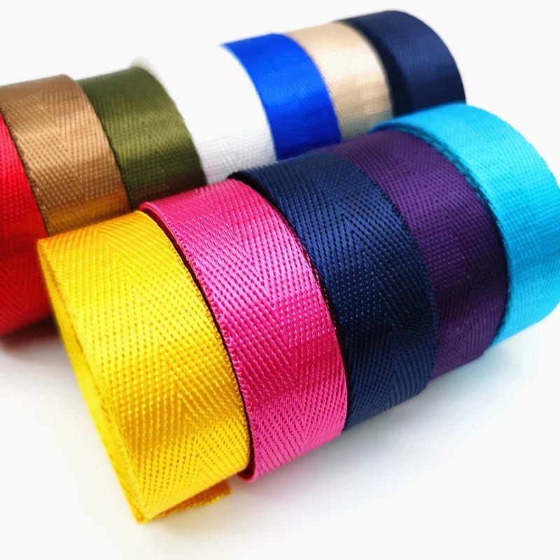 Description Picture 2 of item2 yards/lot 20mm High Quality Strap Nylon Webbing Herringbone Pattern Knapsack Strapping Sewing Bag Belt Accessories