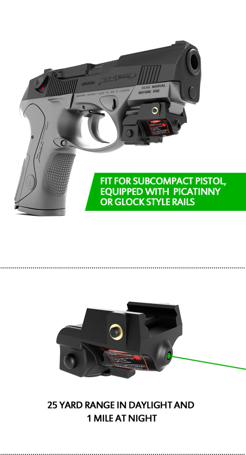 Description Picture 4 of itemGlock Laser Sight Taurus G2C G3 TORO Pistol, Green Blue Red Lasers Scope Weapons, Bore Pistol for PT111 1911 Beretta PX4 Handgun