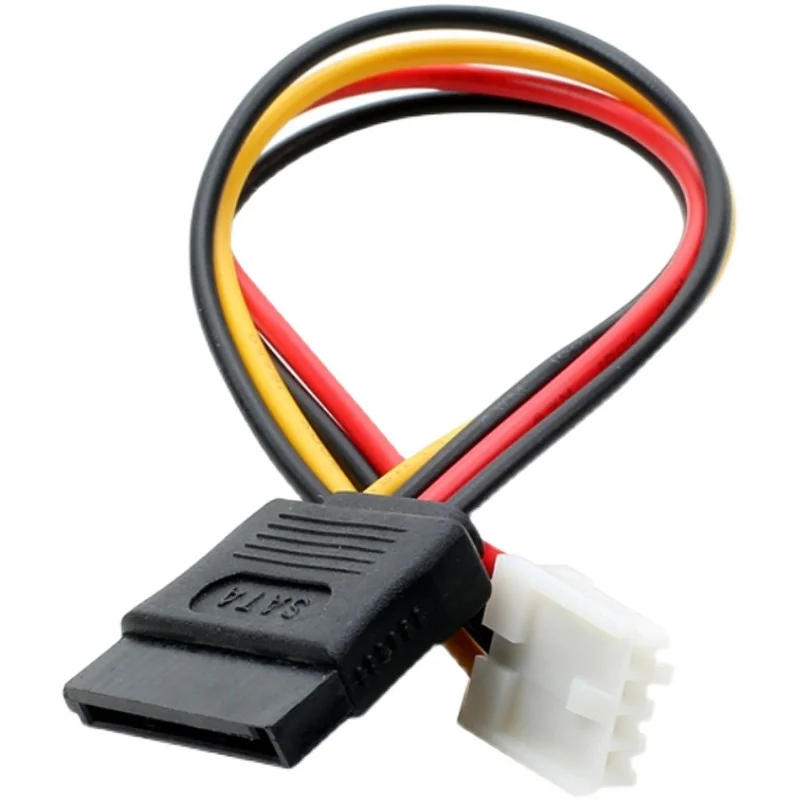 Description Picture 2 of itemITX Power Cord SATA 15P Female To Small 4PIN Female 2.54mm Pitch To SATA Power Supply Line 18AWG 20cm