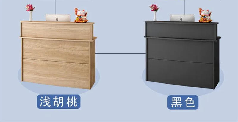 Description Picture 3 of itemCashier Counter Shop Small Simple Modern Commercial Bar Table Beauty Salon Reception Front Desk Clothing Store Cashier Counter