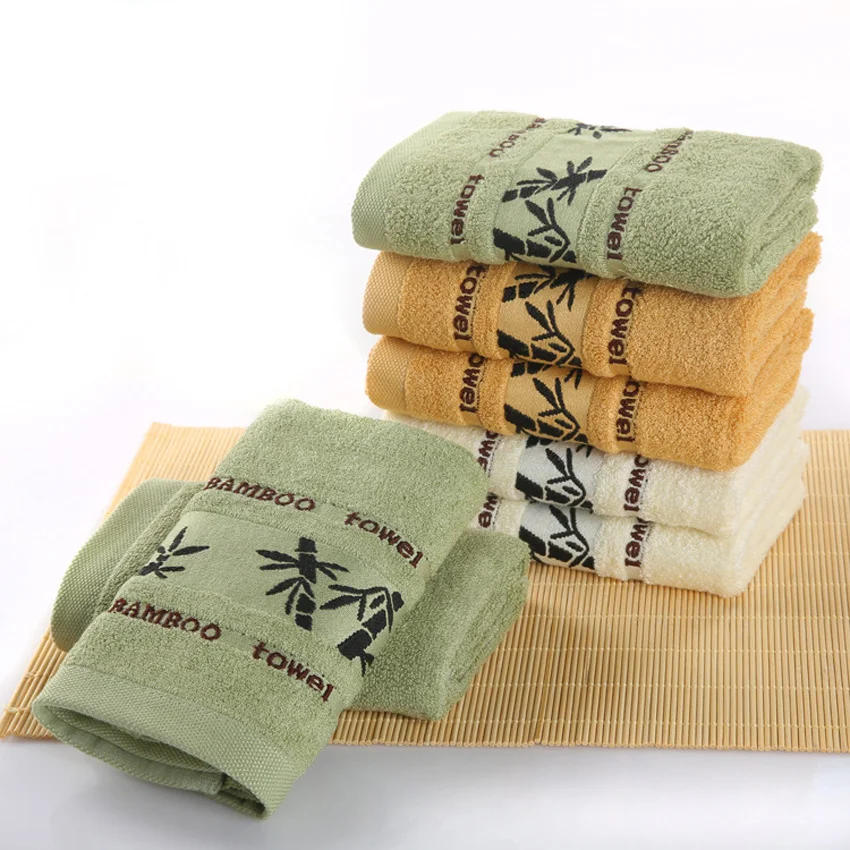Description Picture 3 of itemBamboo Fiber Towels Set Home Bath Towels for Adults Face Towel Thick Absorbent Luxury Bathroom Towels Toalha De Praia