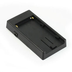 NP-F970 F550 Power Supply Battery Plate Mounting Adapter fr Film Camera Pack Gimbal DIY Bank Charger Cradle Monitor LED Light