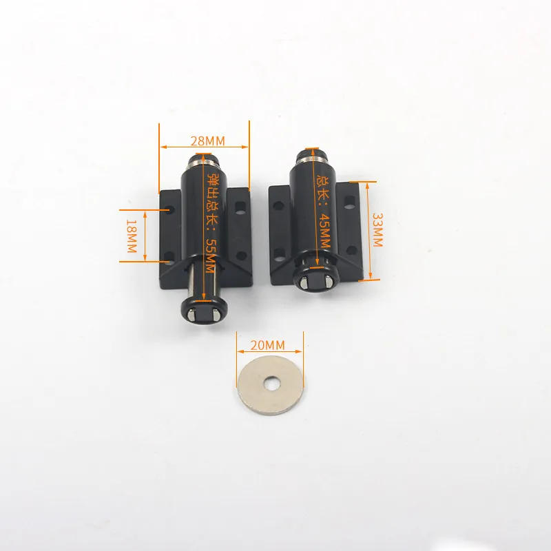 Description Picture 4 of item1pcs Magnet door catch Closer Stoppers Damper Buffer Kitchen Cabinet Drawer Invisible Door Lock Hardware Furniture Accessories