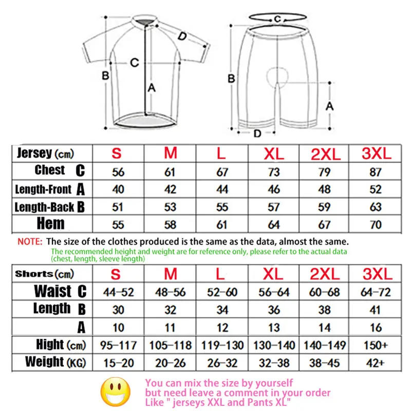 Description Picture 4 of itemKids Cycling Clothing 2025 Team Jersey Set Biking Suit Short Sleeve Clothes MTB Children's Cycling Wear Summer Triathlon Suit