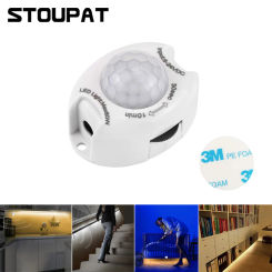 DV5-12V 3A PIR Motion Sensor Switch Adjustable Time Smart IR Human Body Sensor Detector ON Off Control for LED Strip Light Home