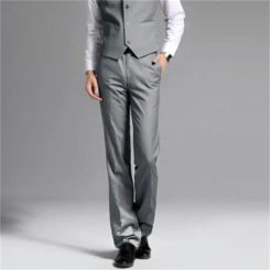Free Shipping For Men's Spring And Summer 2021 New Micro-Flared Trousers Slim Casual Pants