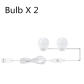 2 Bulbs