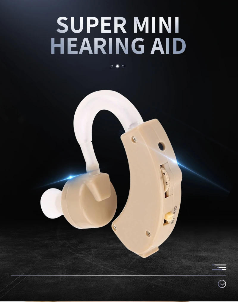 Description Picture 2 of itemBTE Hearing Aid Ear for Deafness Sound Amplifier Adjustable Hearing Aids Portable Super Ear Hearing Amplifier for the Elderly