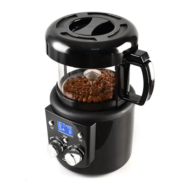 Description Picture 5 of item80-100g CE/CB Home Coffee Roaster Electric Mini No Smoke Coffee Beans Baking Roasting Machine 110-240V 1400W