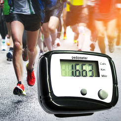 Multifunctional LCD Pedometer Step Calorie Kilometer Counter Walking Pedometer Distance Pocket Digital Clip for Running