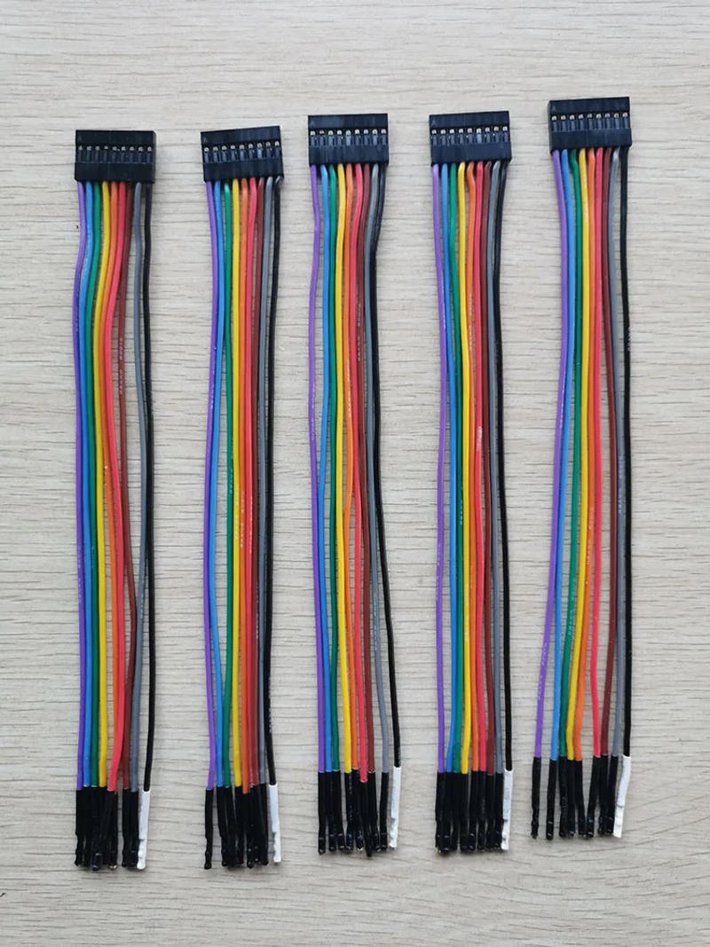 Description Picture 3 of item9P Test Lead Set for Kingst Logic Analyzer, Test Cables, Silicone Wire, 5pcs