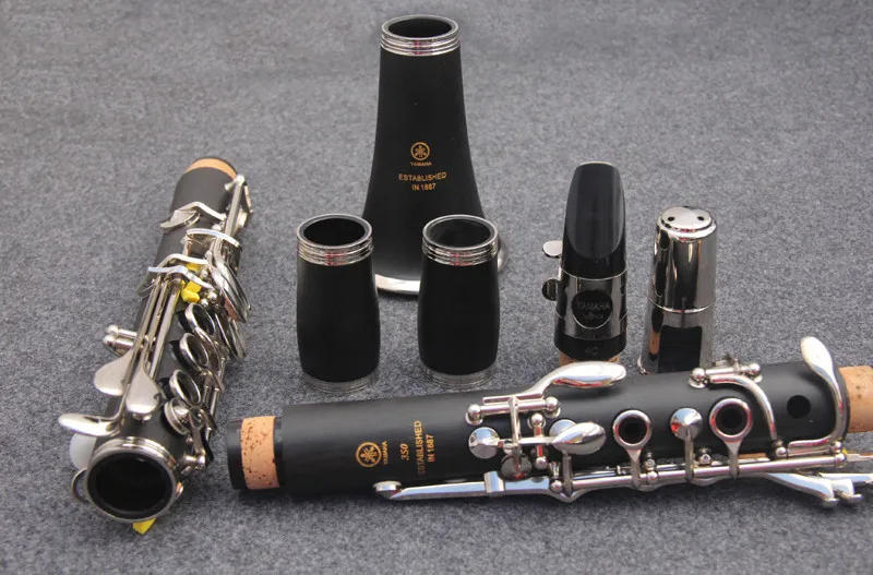 Description Picture 2 of itemMade in Japan 355 Bb Clarinet 17 Keys B Flat Musical Instruments High Quality Bakelite Tube Nickel Plated Clarinet