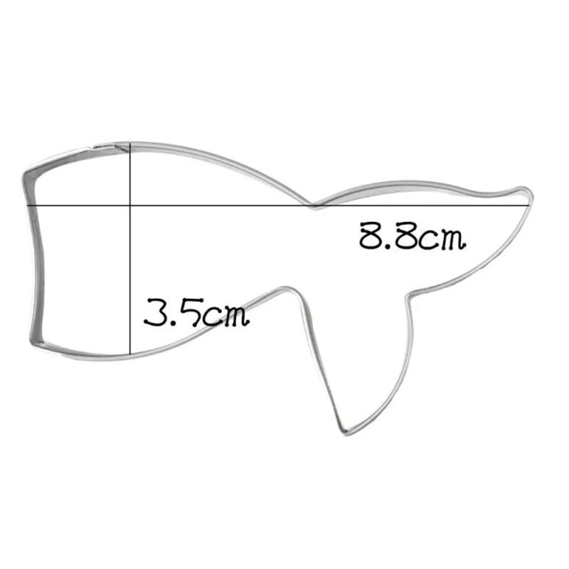 Description Picture 6 of itemCookie Cutter Mermaid Tail Shaped For Biscuit Mold Stainless Steel Fondant Cutters DIY Pastry Tool Baking Cake Decorating Tools