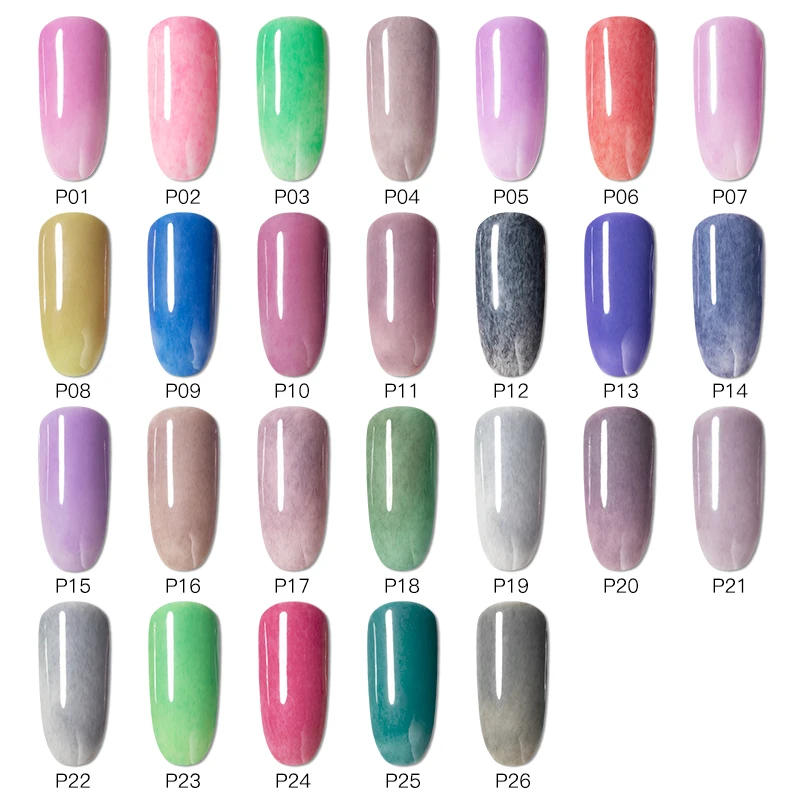 Description Picture 4 of itemROSALIND Gel Nail Polish Set 2/4/6/8PCS Hybrid Gel Varnishes Kit For Manicure Shiny UV Nail Lacquer Base and Top Coat Nail Art