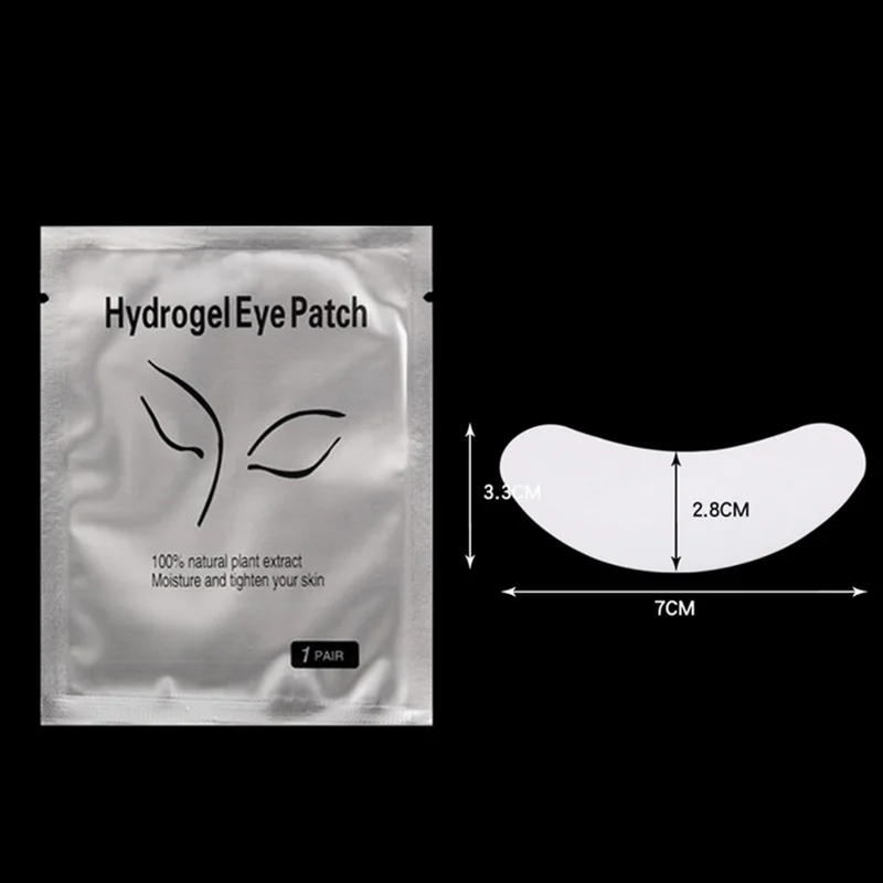 Description Picture 5 of item50/100 Pairs Eyelash Extension Patches Under Eyelid Isolation Nonwoven Collagen Hydrogel Care Pad Grafting Eyelash Eye Patch