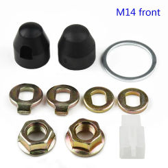 Electric Bicycle Is Suitable For Bicycle Electric Scooter Accessories Hub Motor Shaft/M14LockNut/lock Washer/washer/nutCover