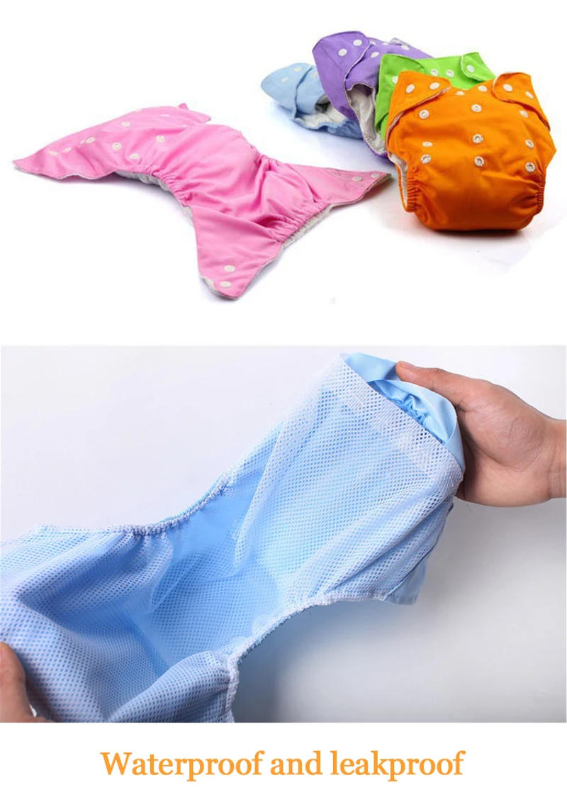Description Picture 5 of itemBaby Reusable Diaper pants Cloth diapers for children Training Pants Adjustable Size Washable And Breathable ecological Diaper