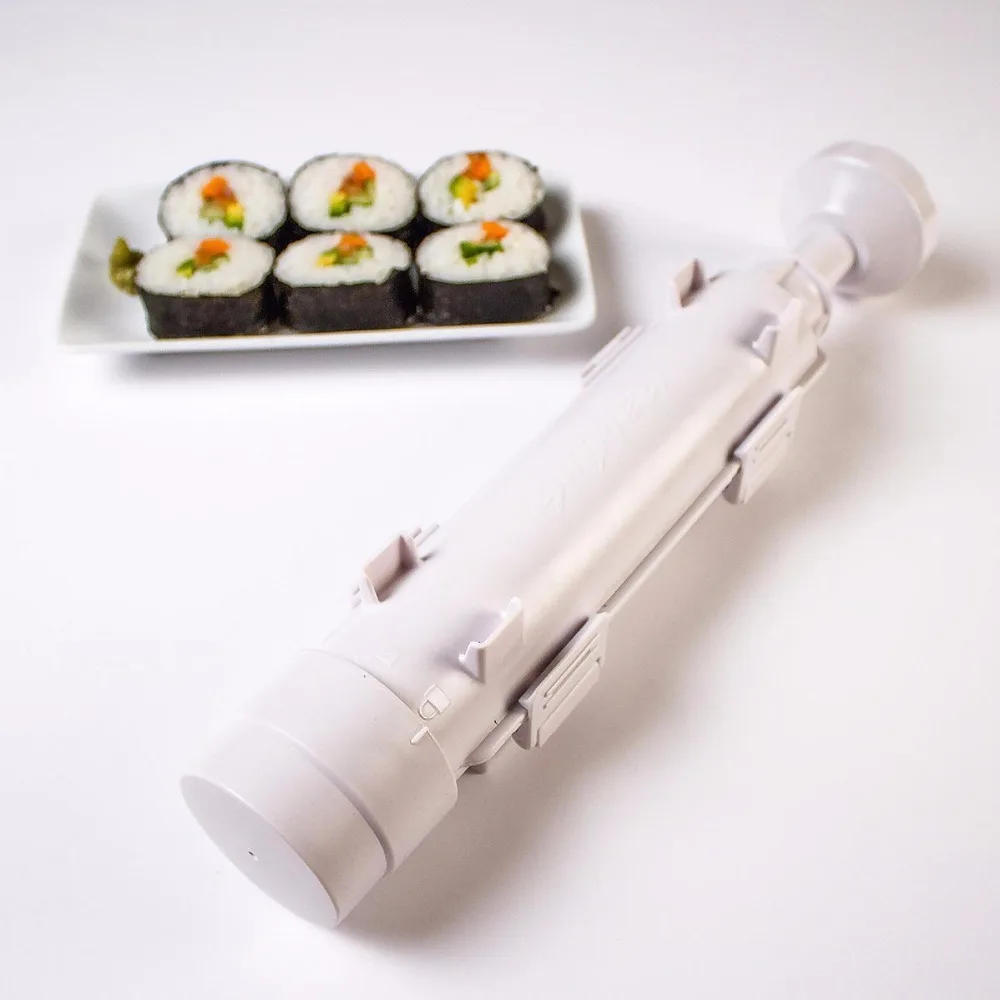 Description Picture 3 of itemQuick Sushi Maker Roller Rice Mold Bazooka Vegetable Meat Rolling Tool DIY Sushi Making Machine Kitchen Gadgets