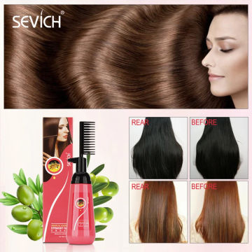 Sevich 150ml Hair Straightening Cream Keratin Hair for Women Salon Fast Smoothing Nourishing Easy Use Repair Damaged Hair