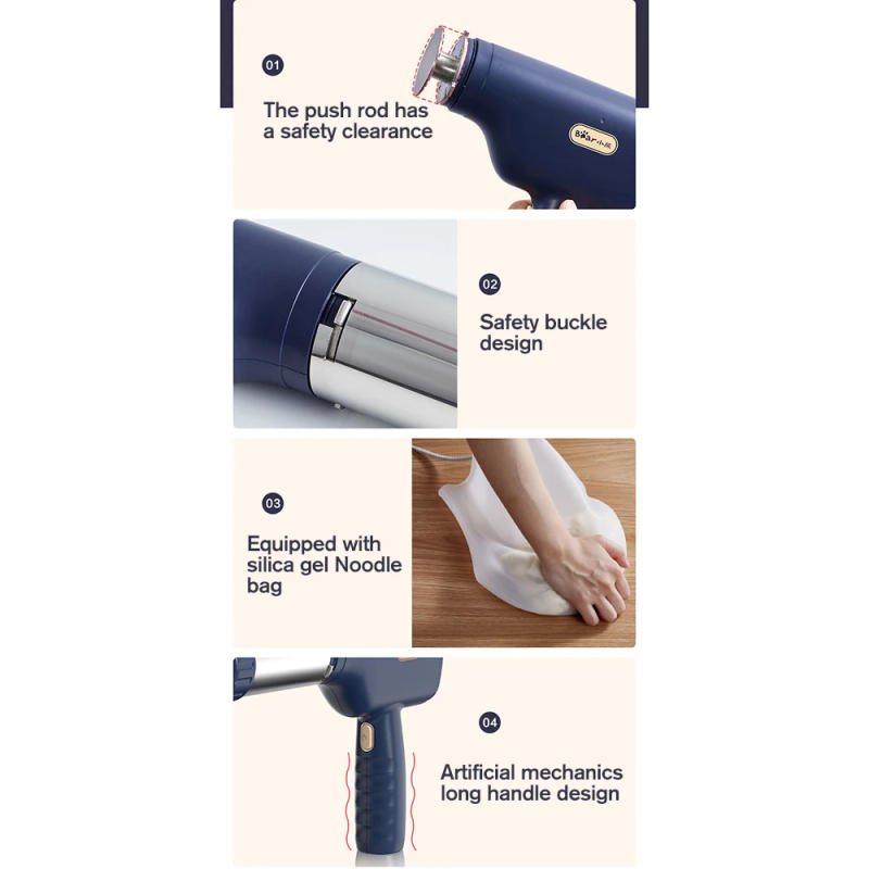 Description Picture 6 of itemWireless Pasta Noodle Making Machine Electric Small Automatic Handheld Stainless Steel Noodle Barrel Maker For Home 제면기 국수기계 당면