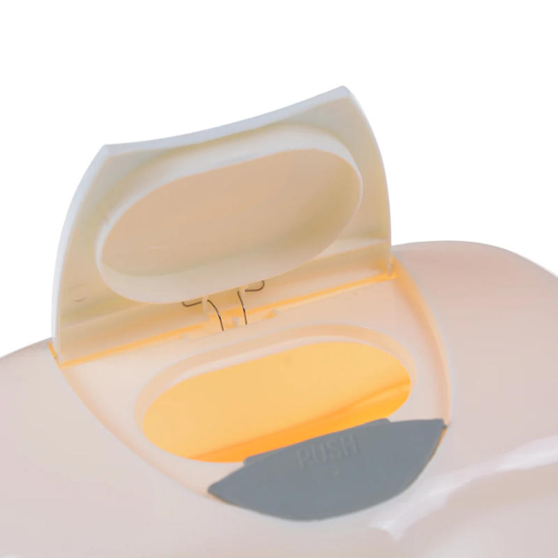 Description Picture 6 of itemWet Wipes Box Plastic Wet Tissue Automatic Case Popup Design Tissue Case Baby Wipes Storage Organizer Box