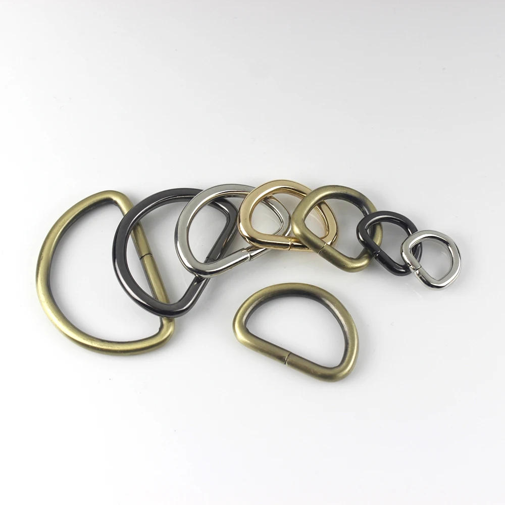 Description Picture 2 of item1pcs 4/8"~2" Metal Dee D Ring Buckle for Webbing Backpack Bag Parts Leather Craft Strap Belt Purse Pet Collar Clasp High Quality