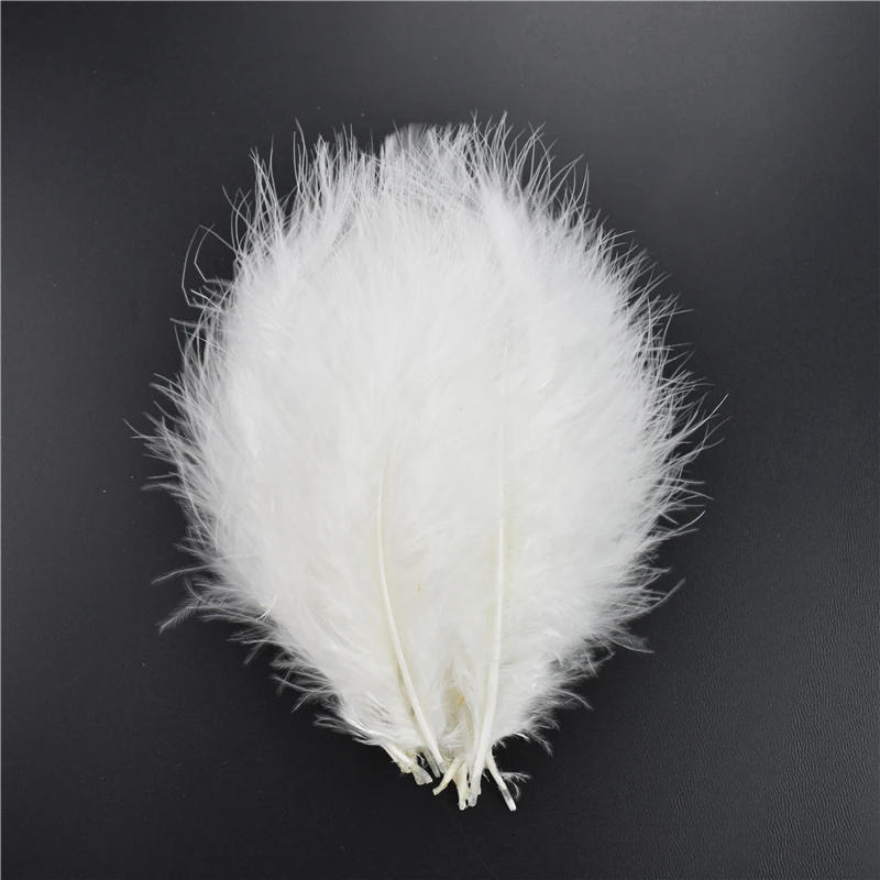 Description Picture 5 of item20Pcs White Feathers Natural Rooster Goose Ostrich Feather for Crafts Handicraft Accessories DIY Wedding Party Decoration Plumes