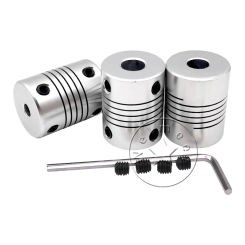 2mm/3mm/4mm/5mm/6mm/6.35mm Aluminum Alloy Flexible Coupling Spring Coupler Motor Shaft Connector For Printer Encoder D16L23