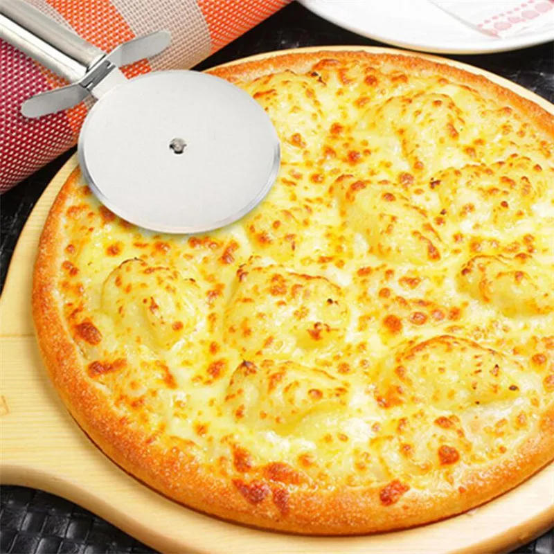 Description Picture 5 of itemPizza Cutter Stainless Steel Pizza Knife Cake Bread Pies Round Knife Pastry Pasta Dough kitchen Baking Tools