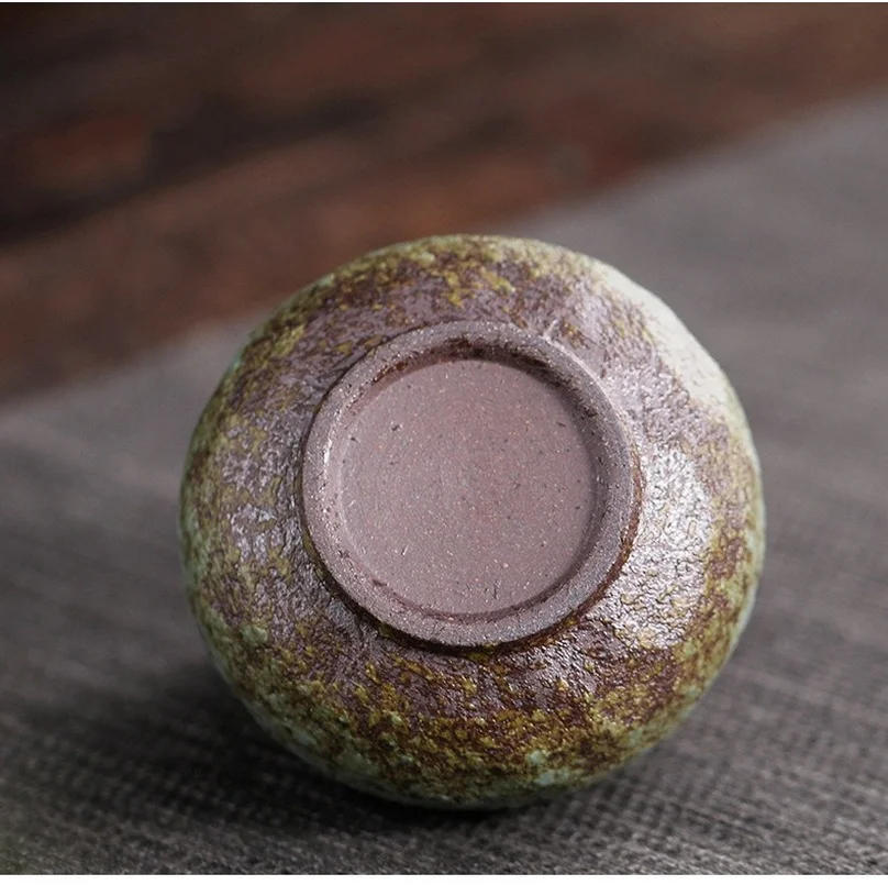 Description Picture 5 of itemCeramic Porcelain Tea Cup Teaware Kung Fu Tea Set Cup Tea Bowl Kiln Change Stoneware Retro Hat Cup