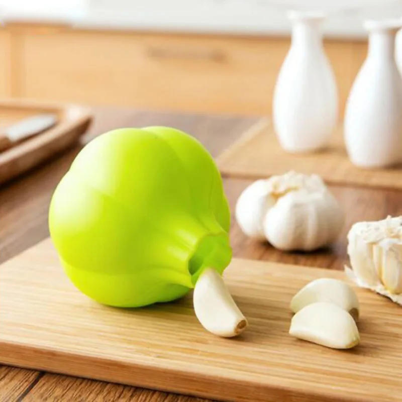 Description Picture 5 of itemCreative rubber garlic peeler garlic garlic press super soft peeled garlic peeling tool household kitchen accessories