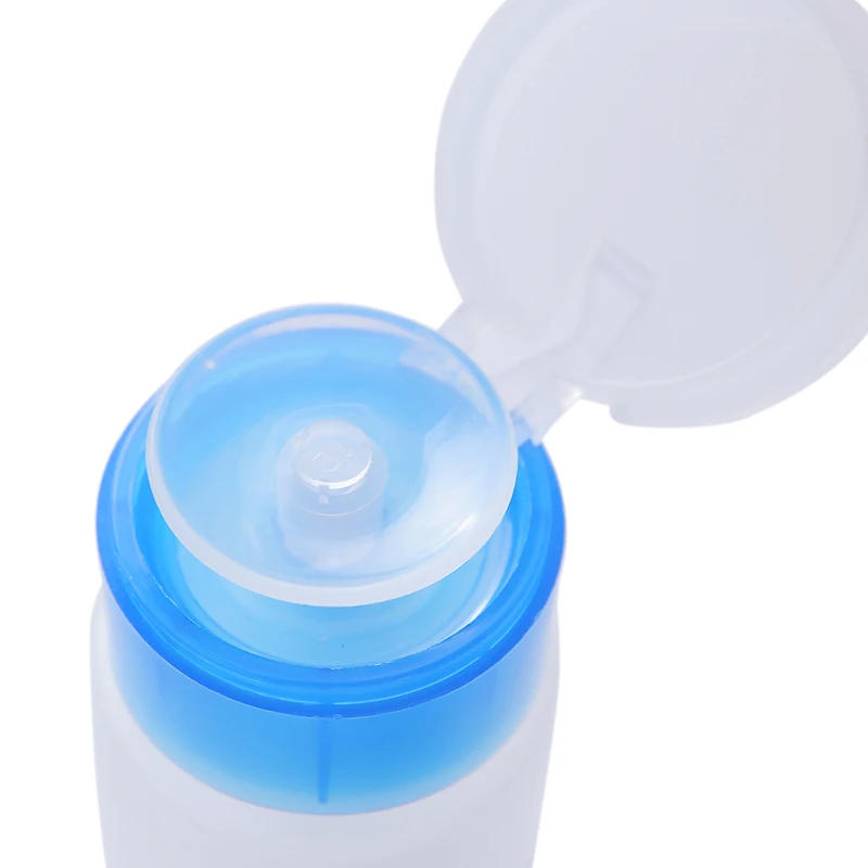 Description Picture 3 of item75ML Nail Art Mini Pump Dispenser Empty Bottle Acrylic Gel Polish Remover Cleaner Liquid Container Storage Small Pressure