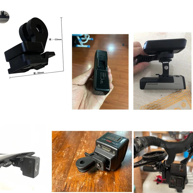 Description Picture 3 of itemApplicable to trek bicycle front lamp code meter rack GoPro adapter Bontrager ion prort lifting tail lamp accessories