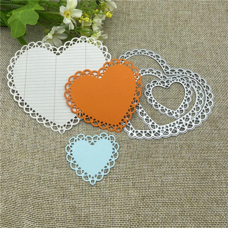 Description Picture 5 of itemBeautiful three-layer peach Metal Cutting Dies Stencils For DIY Scrapbooking Decorative Embossing Handcraft Die Cutting Template