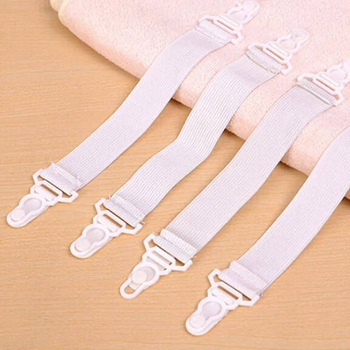 Description Picture 4 of item4Pcs Buckle Elastic Band for Bed Gum Sheet Mattress Cover Blankets Elastic Tape Home Grippers Clip Holder Rubber Fasteners Clip