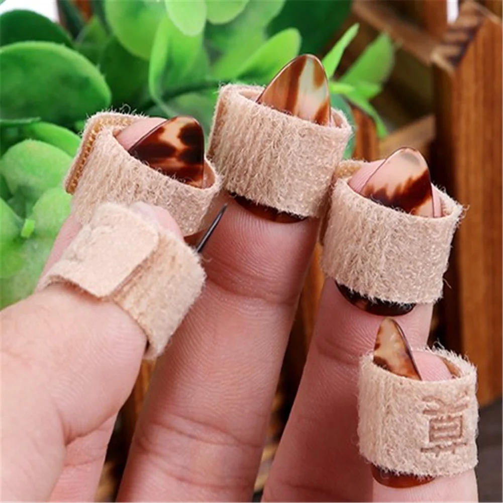 Description Picture 3 of itemGuzheng Nail Cover Adjusted Size Tape-Free  Breathable Guzheng Finger Protector for Adult Children Practice Protection