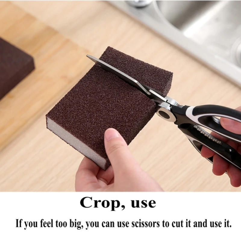 Description Picture 6 of itemMelamine Sponge Magic Emery Nano Sponge Rust Cleaning brush Cotton Kitchen Accessories Descaling Clean Rub Pot Kitchen Tools