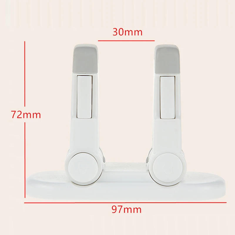 Description Picture 3 of item3Pcs/Lot Child Safety Lock Baby Door Handle Lock Lever Lock Proof Window Anti-opening Protection Toddler Kids Door Stopper